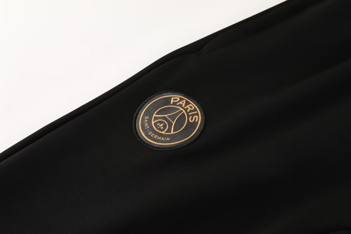 24-25 PSG Jordan Black Jacket Tracksuit #03