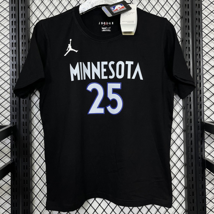 T160 Jordan ROSE #1 Black High Quality Casual T-Shirt