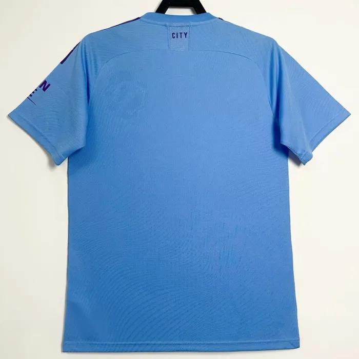 2019-2020 Man City Home Retro Soccer Jersey