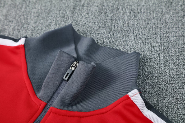 24-25 Man Utd Red Jacket Tracksuit