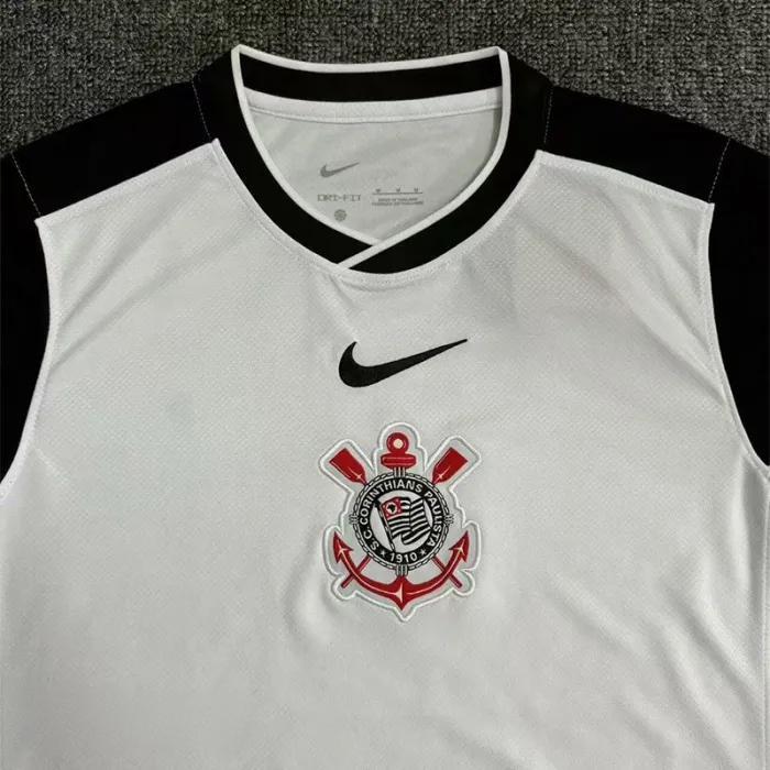 25-26 Corinthians White Fans Soccer Jersey