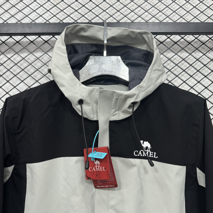 2024 Camel Grey black Outdoor Jackets #F705冲锋衣