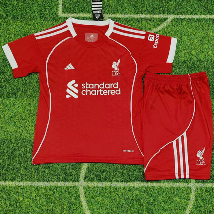 25-26 LIV Red Kids Soccer Jersey