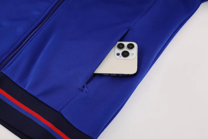 25-26 Lyon Royal blue Jacket Tracksuit