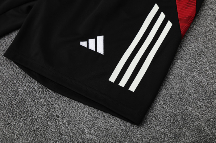 25-26 Man Utd Black red Training Short Suit
