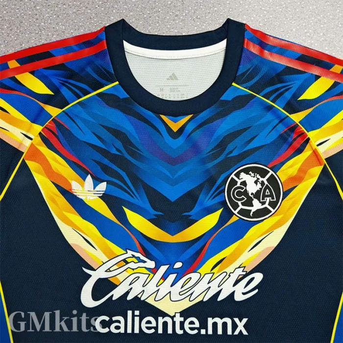 25-26 Club America Royal Blue Fans Soccer Jersey