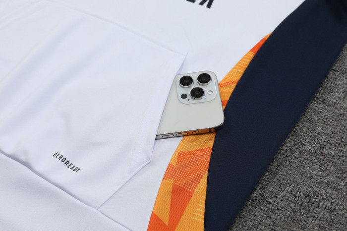 24-25 RMA White Hoodie Tracksuit (卫衣套装)
