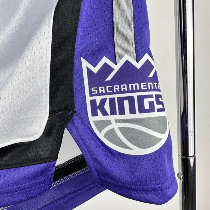 2023-24 Kings White Home Top Quality NBA Pants