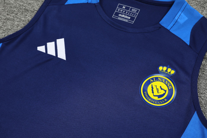 24-25 AL-Nassr Royal Blue Tank top and shorts suit