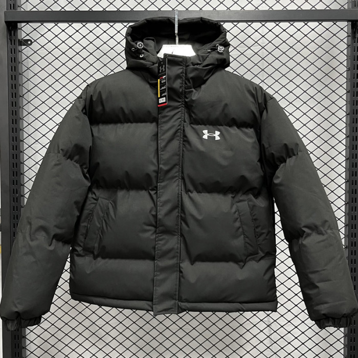 24-25 MF5 UA Black Hooded Cotton Coat #棉衣