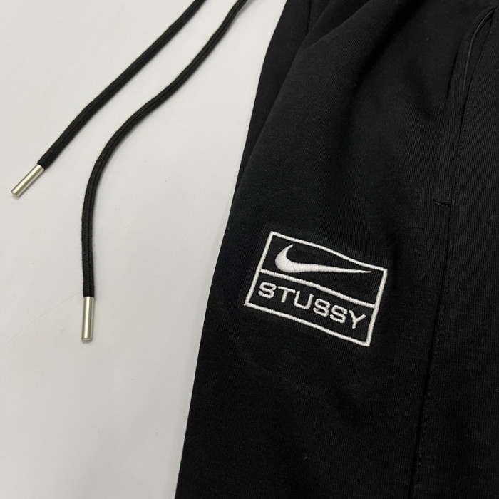 W7纯棉卫裤 NK Black Top Quality Sweatpants (Have Pocket)