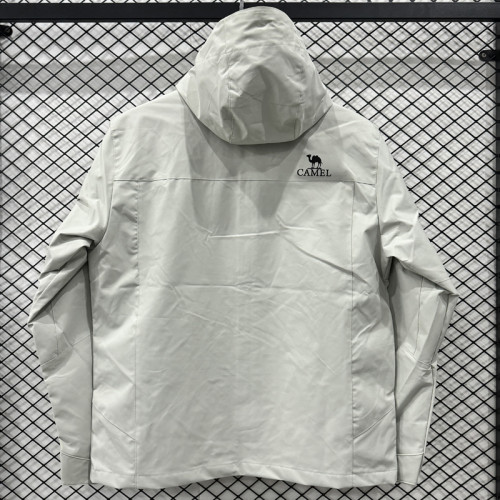 2024 Camel Grey Outdoor Jackets #F705冲锋衣