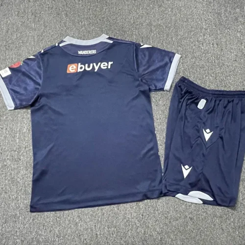 25-26 Bolton Wanderers Away Kids Soccer Jersey