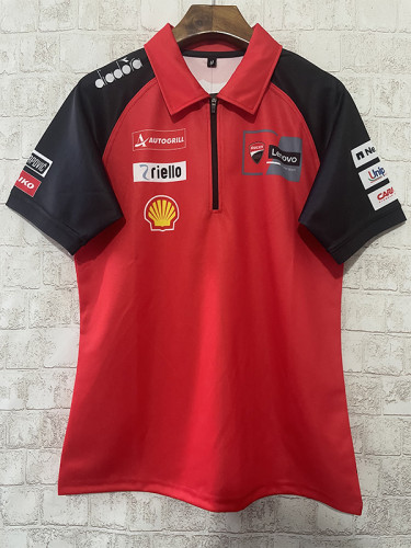2024 DUCATI Red Motorcycle Racing Suit