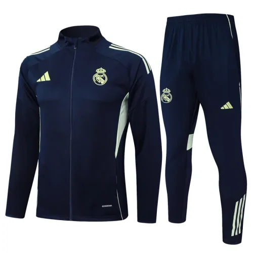 2025-26 RMA Royal blue Jacket Tracksuit #A2542(绿标）