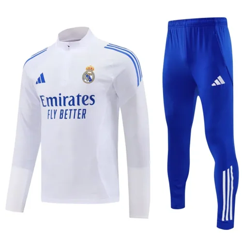 25-26 RMA White Half Pull Tracksuit (半拉链)