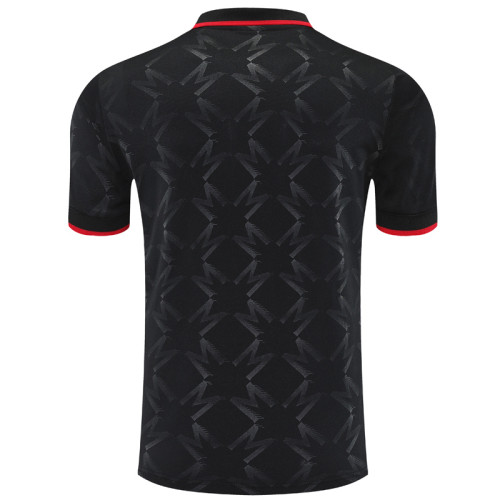 25-26 Man Utd Black Polo Short Sleeve