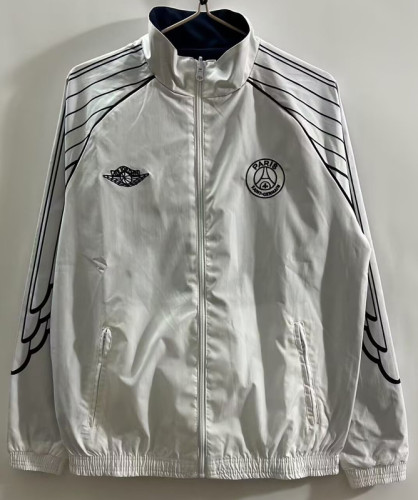 24-25 PSG Royal blue & White Double Sided Windbreaker (双面风衣)