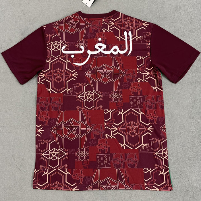 24-25 Morocco Red Training shirts