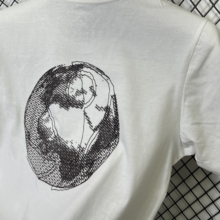 T175 Jordan White High Quality Casual T-Shirt