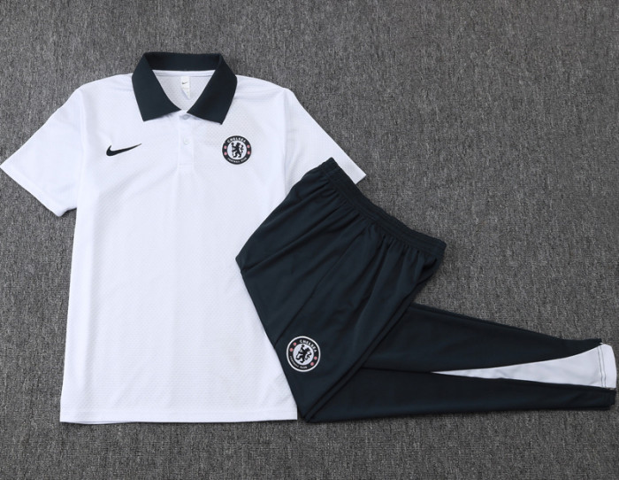 25-26 CHE White Polo Tracksuit  #C2521