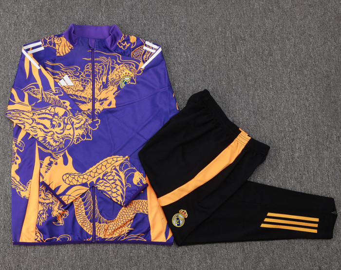 24-25 RMA Purple Jacket Tracksuit #A799(喷墨龙)