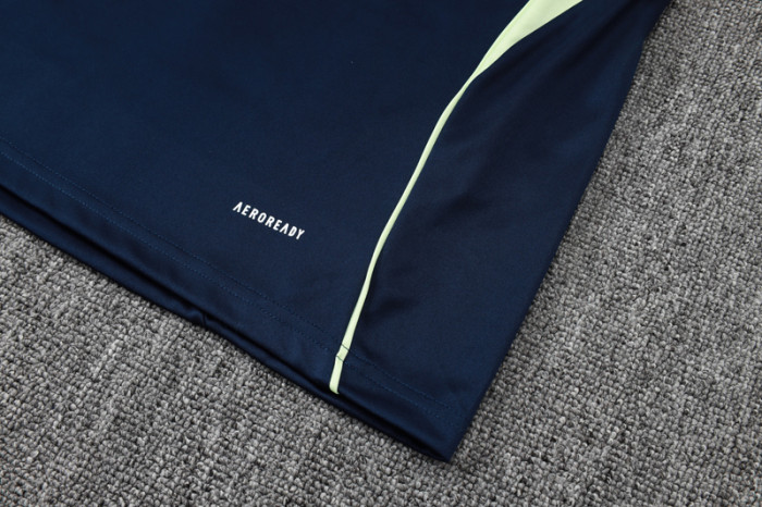 2025-26 RMA Royal blue Kids Half Pull Tracksuit#E2539(童装)(半拉链)