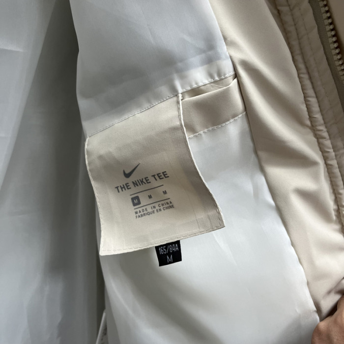 24-25 MF3 NK White Hooded Cotton Coat #棉衣
