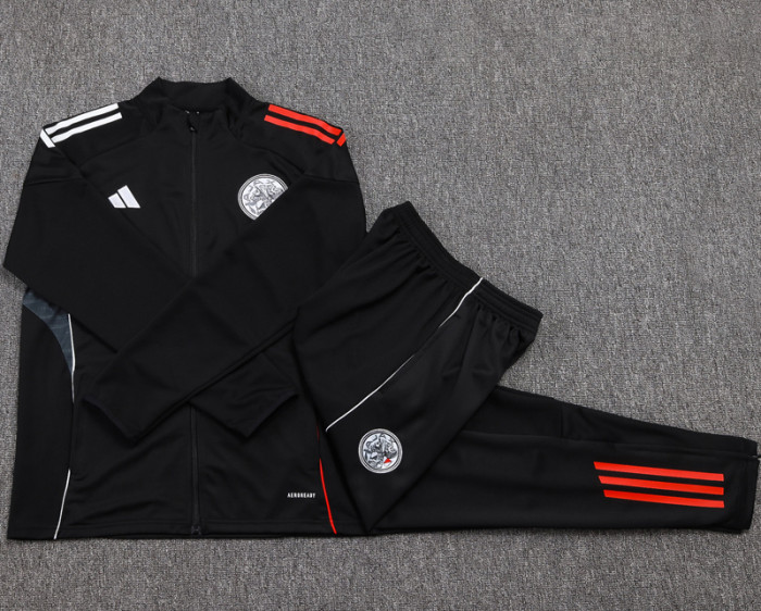 2025-26 Ajax Black Jacket Tracksuit #A2572