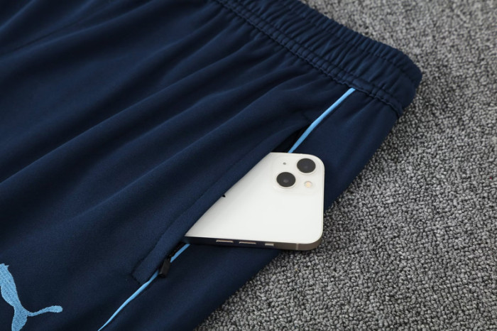 25-26 Man City Royal blue Polo Tracksuit