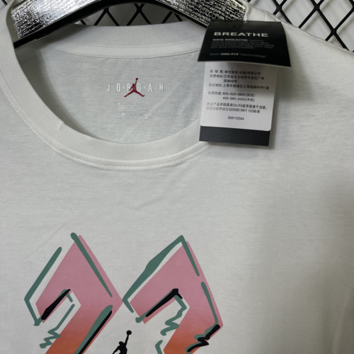 T122 Jordan White High Quality Casual T-Shirt