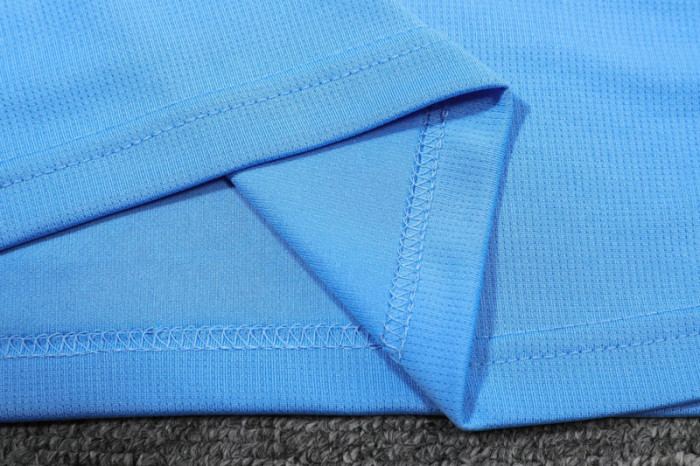25-26 Man City Lake blue Polo Tracksuit