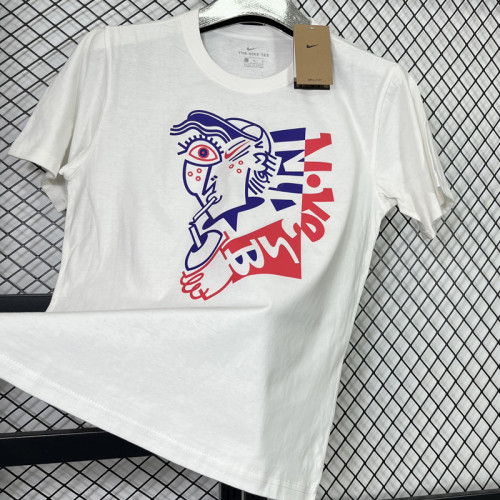 T232 NK White High Quality Casual T-Shirt
