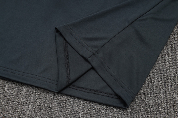 25-26 Argentina Dark gray Tank top and shorts suit#D2584