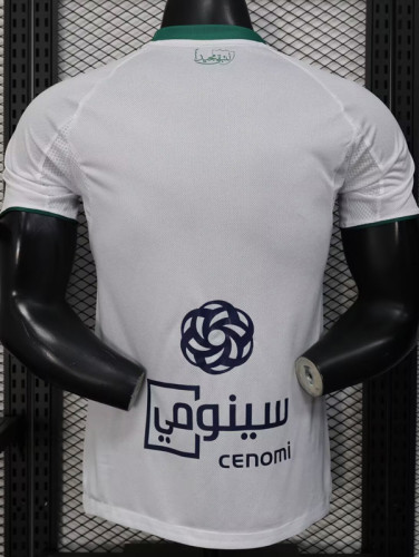 2025-26 Al-Ahli Saudi White Player Version SoccerJersey