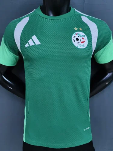 26-27 Algeria Green Player Version Training shirts