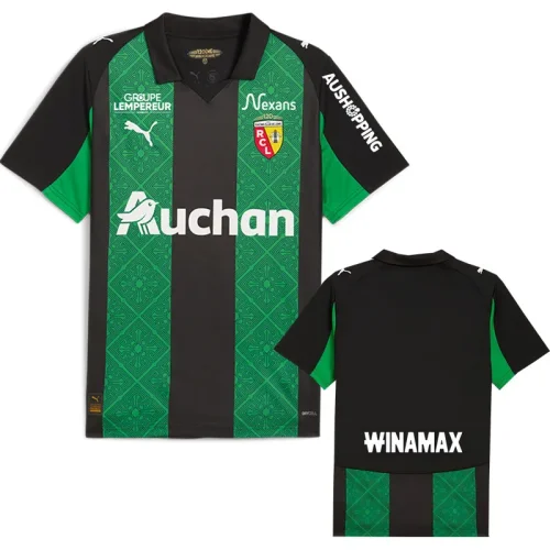 2025-26 RC Lens Away Fans Soccer Jersey (全广告)