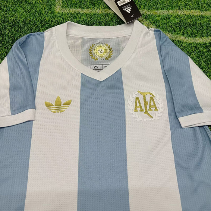 24-25 Argentina 50th Anniversary Kids Soccer Jersey