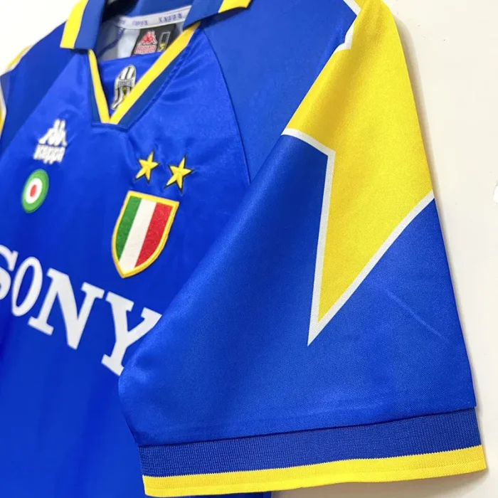 1995-1996 JUV Away Blue Retro Soccer Jersey