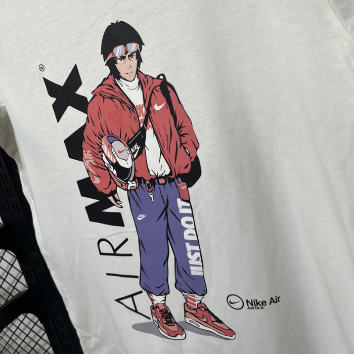 T123 NK White High Quality Casual T-Shirt #篮球男孩