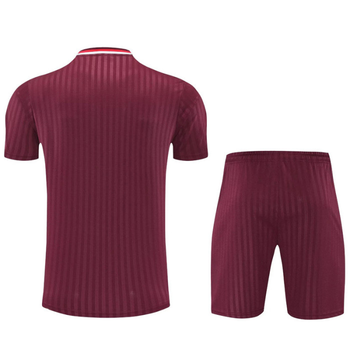 25-26 Bayern Jujube red Training short Suit