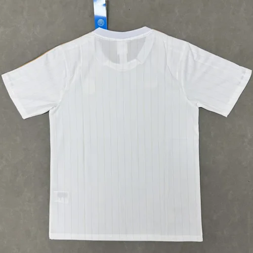 25-26 RMA White Casual Edition Fans Training Shirts (蓝边)