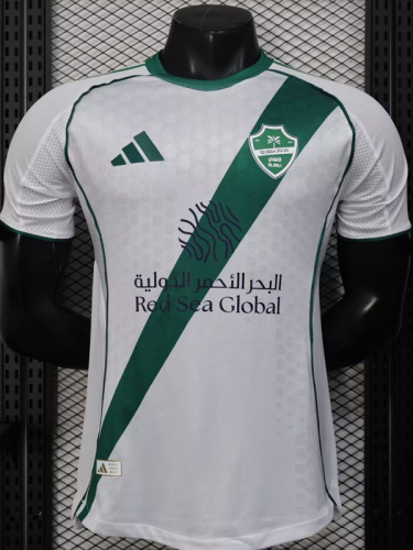 2025-26 Al-Ahli Saudi White Player Version SoccerJersey