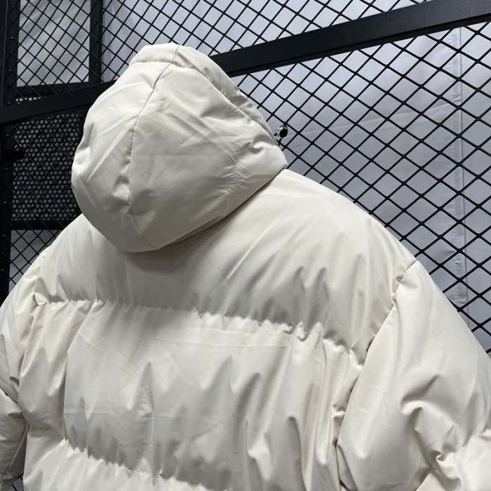 24-25 MF3 NK White Hooded Cotton Coat #棉衣