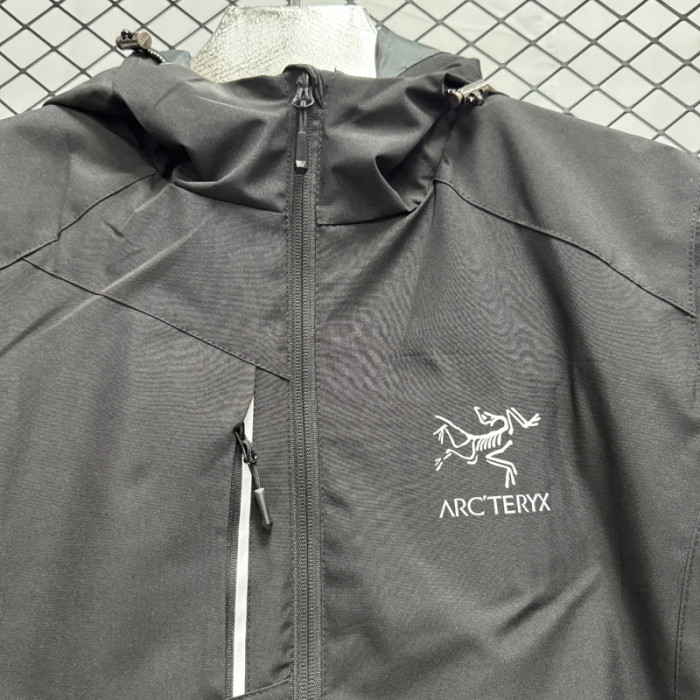 2024 ARC-TERYX Velvet Thickened warm Black Outdoor Jackets #F5加绒冲锋衣