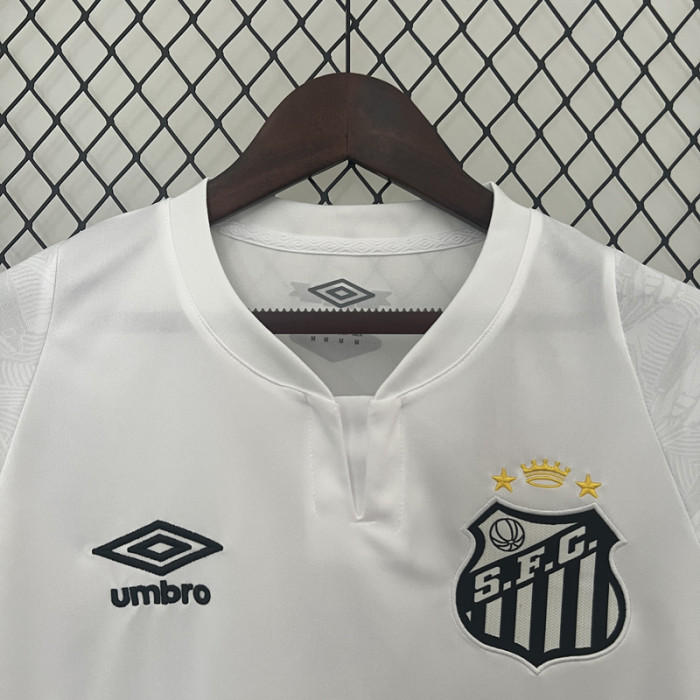 24-25 Santos FC Home (Print Sponsor) Fans Soccer Jersey