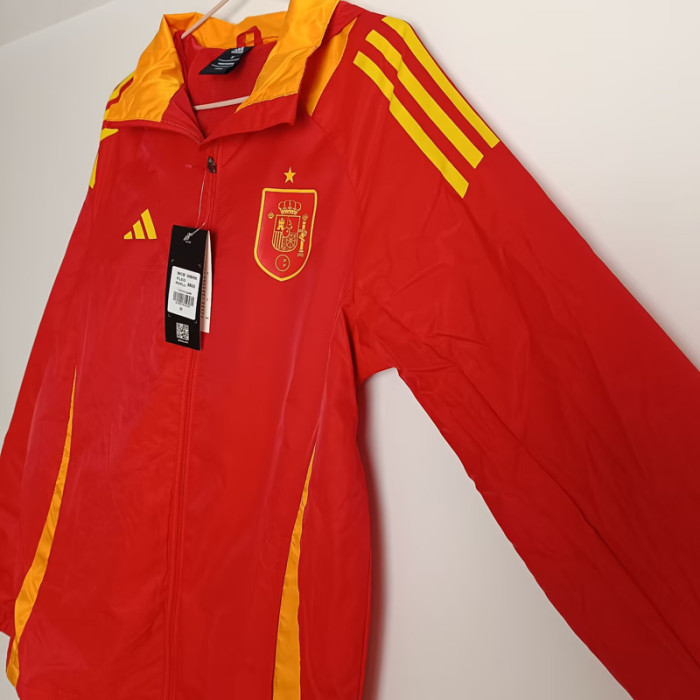 24-25 Spain Red Windbreaker