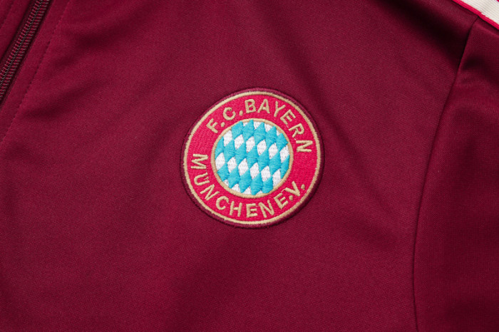 25-26 Bayern Jujube red Jacket Tracksuit #A2506