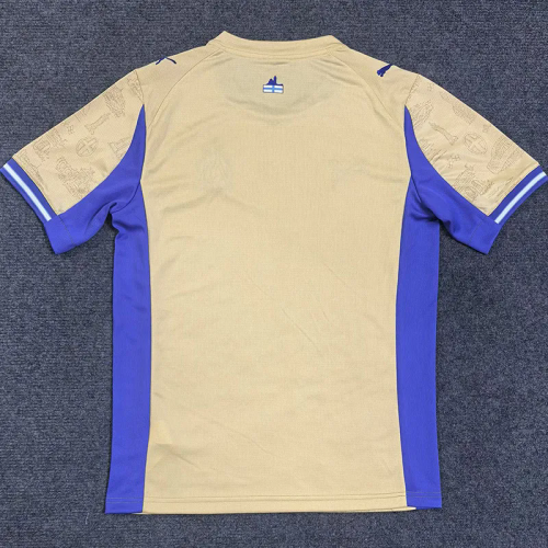 25-26 Marseille Earthy Yellow Fans Soccer Jersey