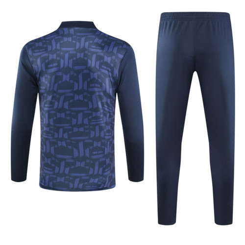 24-25 BAR Royal blue Kids Half Pull Tracksuit (童装)(半拉链)